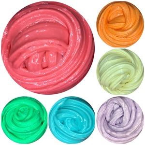 6 Pack Rainbow Slime Bundle